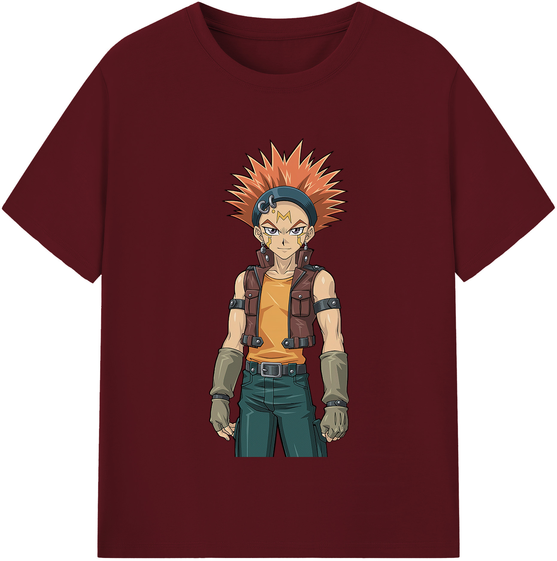 （画像用） 遊☆戯☆王 Yu-Gi-Oh! 綿100％半袖Tシャツ（フロントプリント）